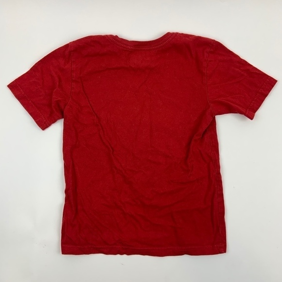 Basic Editions T Shirt Kids Small Crew Neck Short Sleeve Red - Picture 5 of 6